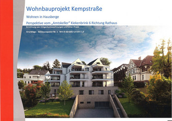 Neubau 2-Zimmer-ETW in Toplage von P.W.-Hausberge